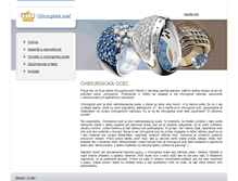 Tablet Screenshot of chirurgickaocel.sk